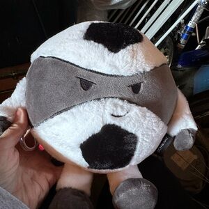 FAO Schwarz Black and White Plush Soccer Ball Character